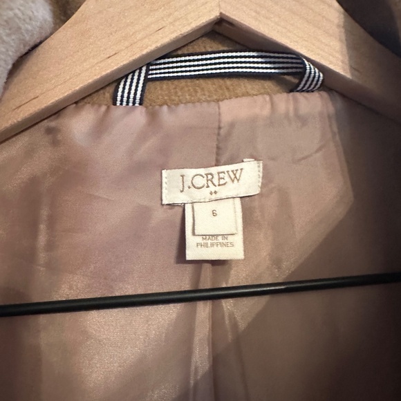 J.Crew Wool Pea Coat (Camel) - Picture 3 of 4